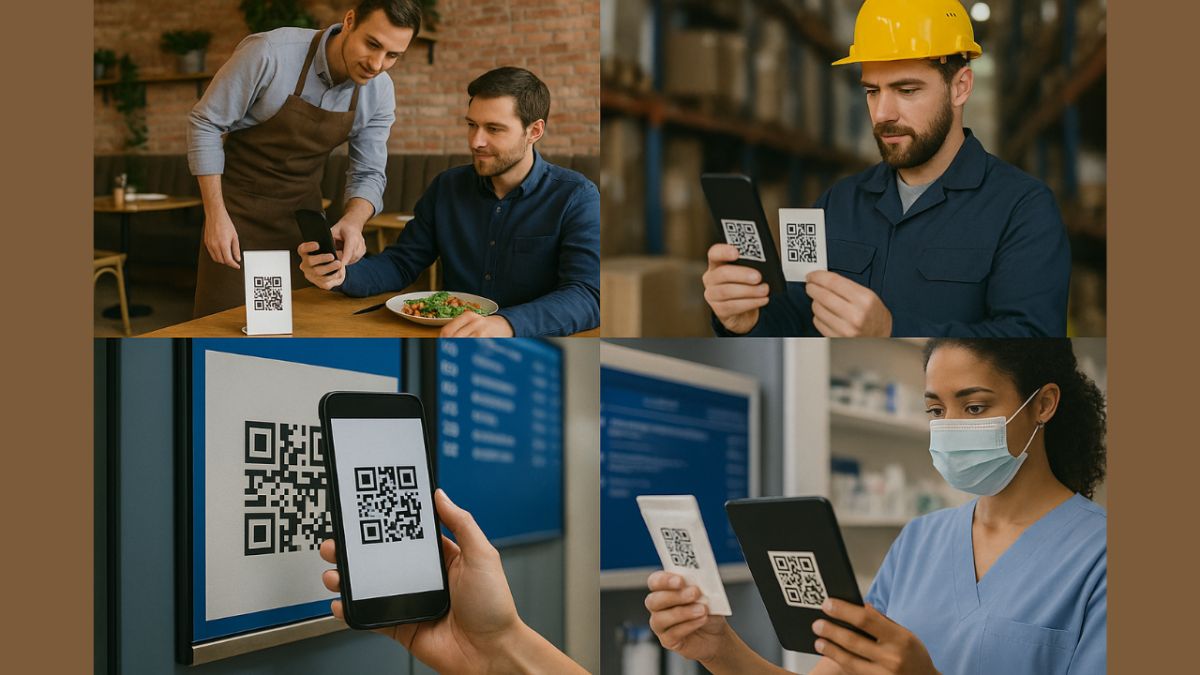 Cómo se aplican los códigos QR en distintos sectores